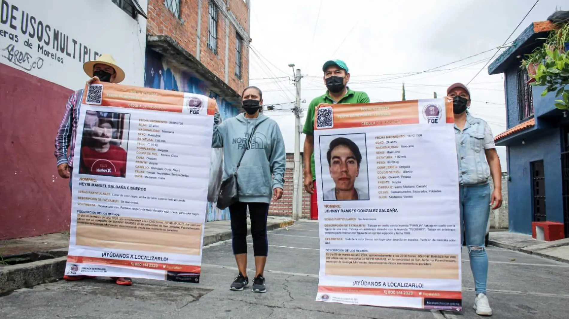 Familiares de Johnny y Neyib Saldaña 1